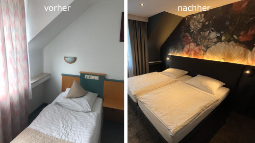 Hotel Elsen vorher / nachher