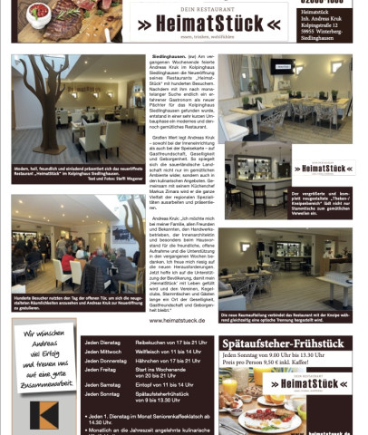 HeimatStück – Januar 2015