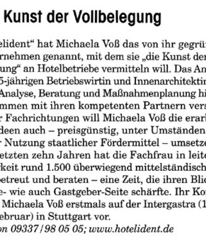 Gastgewerbe Magazin – Oktober 2003